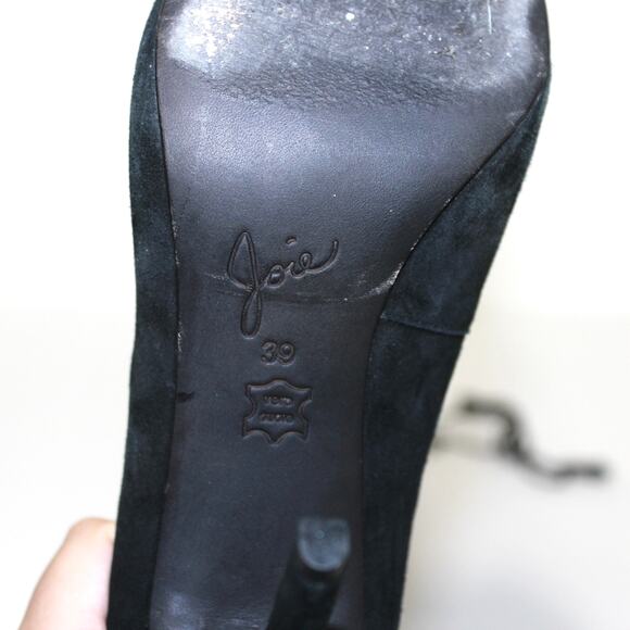 Joie Angelynn Ankle Tie Pointed Toe Pumps Stiletto Heels Size 39 - Picture 8 of 8